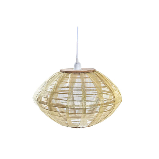 Ceiling Light DKD Home Decor Natural Golden Brown Bamboo 50 W (42 x 42 x 26 cm)-0