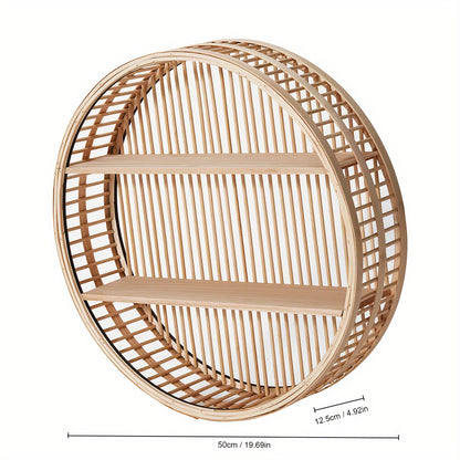 Bamboo Wall Shelf